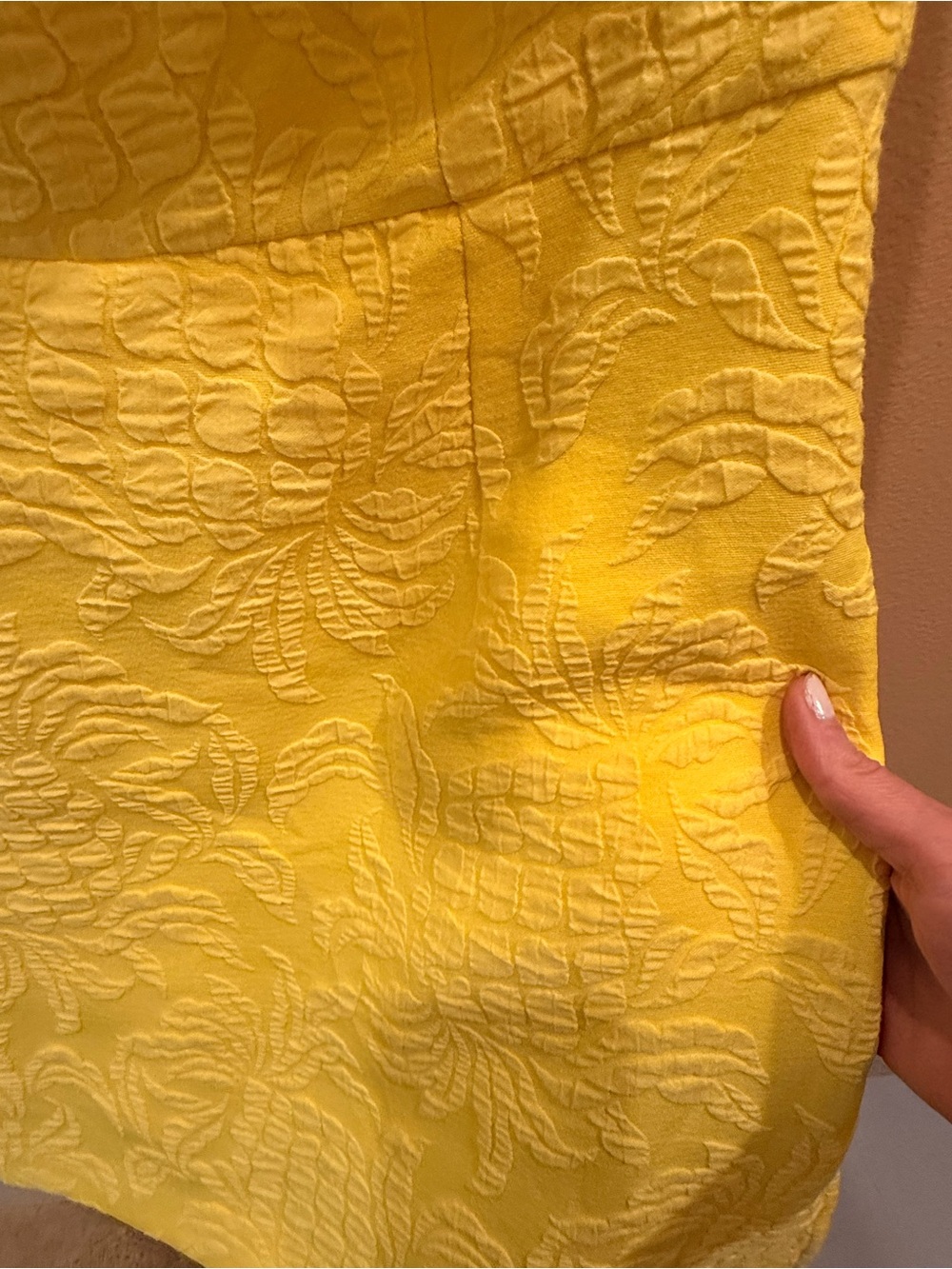 Lilly Pulitzer One-Shoulder Ruffle Yellow Mini Dress - Picture 5 of 7